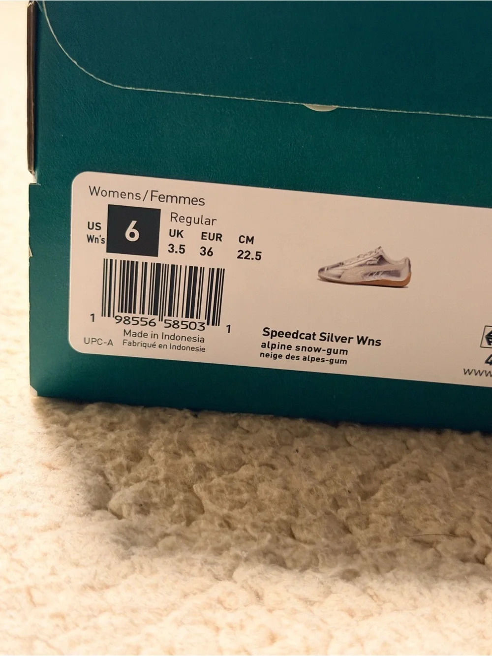 🤍New PUMA Speedcat Silver Sneakers🤍